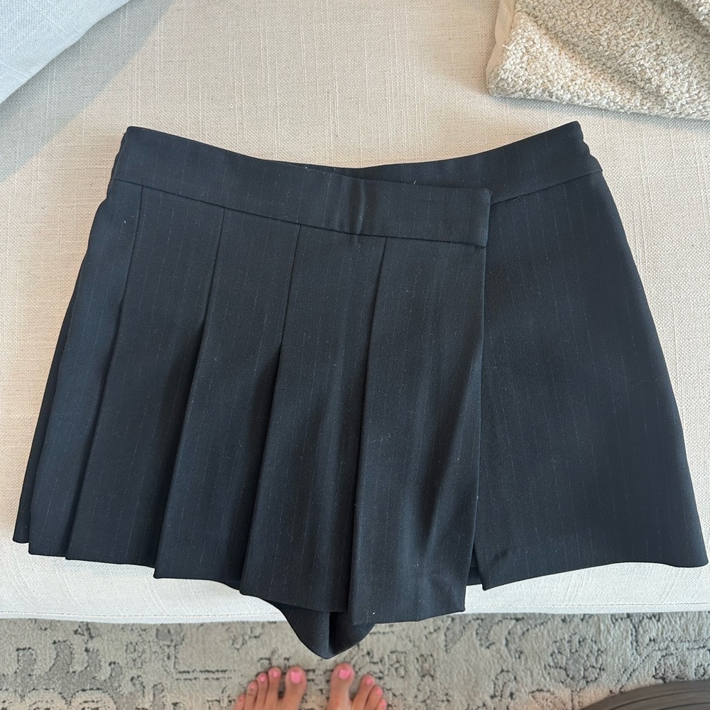 Zara Black Mini Skort